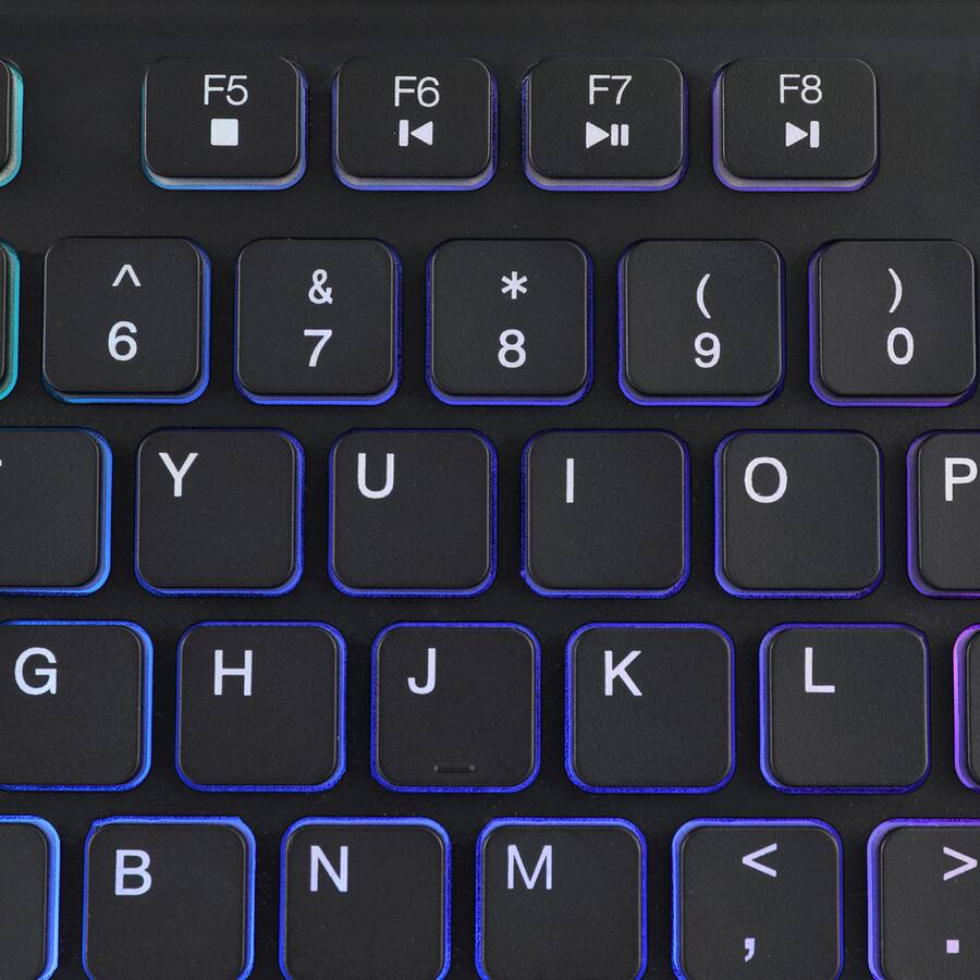 Alt View 3. Adesso - Adesso EasyTouch 137CB Illuminated Gaming Keyboard & Mouse Combo - USB Cable - 104 Key - English (US) - Black - USB - Black.