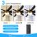 3 Color Temperatures 3000K 4500K 6500K UPDRAFT/DOWNDRAFT MODE 6 WIND SPEED GEARS 1/2/4H TIMER FUNCTION Living Room Great Room