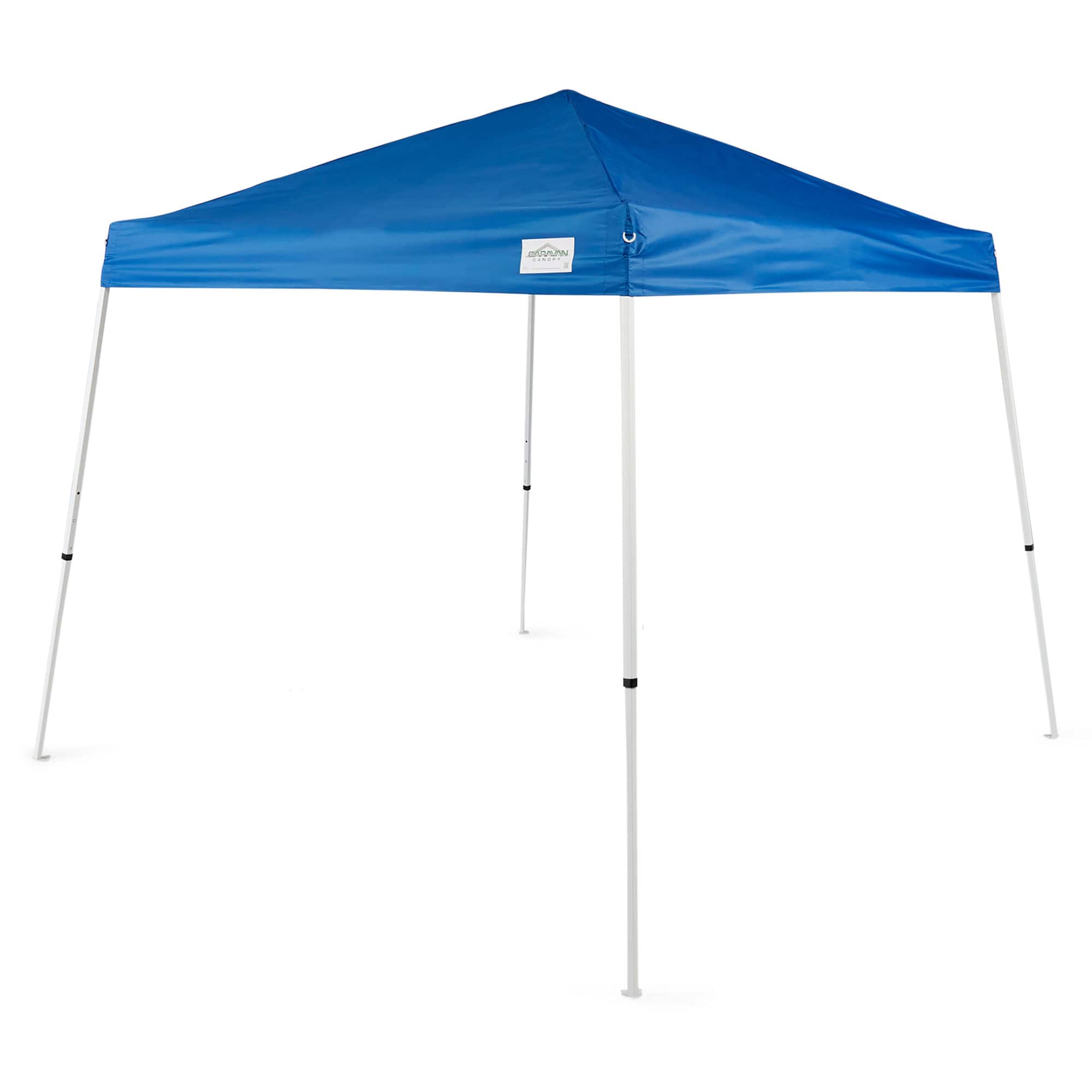 Caravan Canopy - V Series 2 10' x 10' Entry Level Angled Leg Instant Canopy - Blue