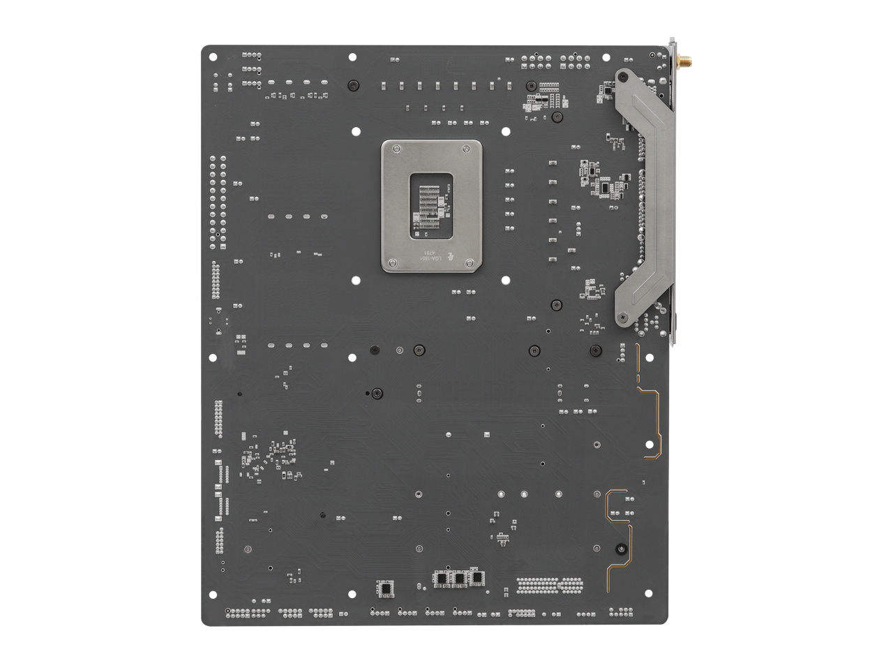 Alt View 5. ASRock - ASRock B860 Steel Legend WiFi LGA 1851 Intel B860 SATA 6Gb/s DDR5 ATX Motherboard.