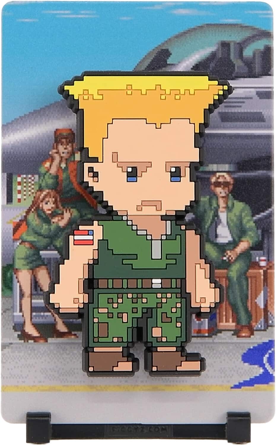 PopMarket - FiGGYZ - Street Fighter 2 - Guile Magnetic Collectible - COLLECTIBLES - Multicolor