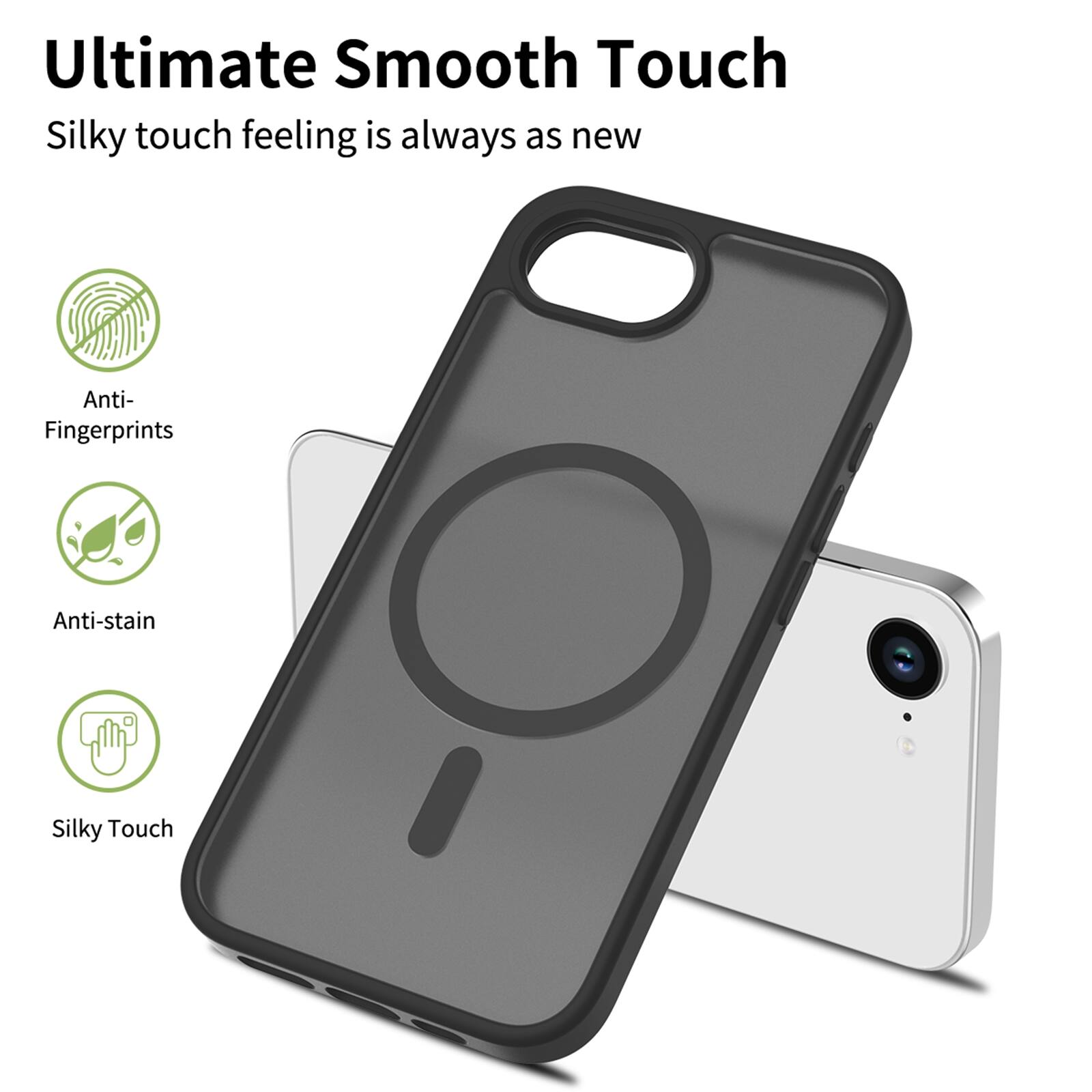 Ultimate Smooth Touch  
Silky touch feeling is always as new  
Anti-Fingerprints  
Anti-stain  
Silky Touch
