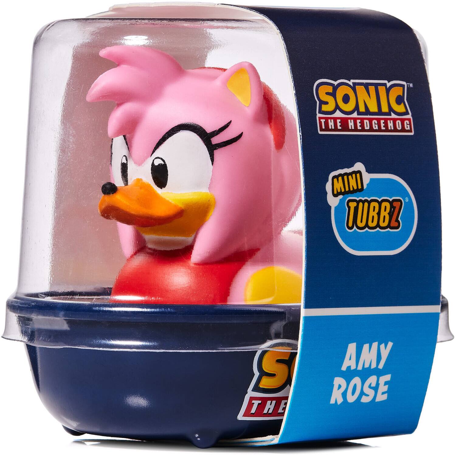 The text on the image is: "TM SONIC THE HEDGEHOG MINI TUBBZ THE AMY ROSE".