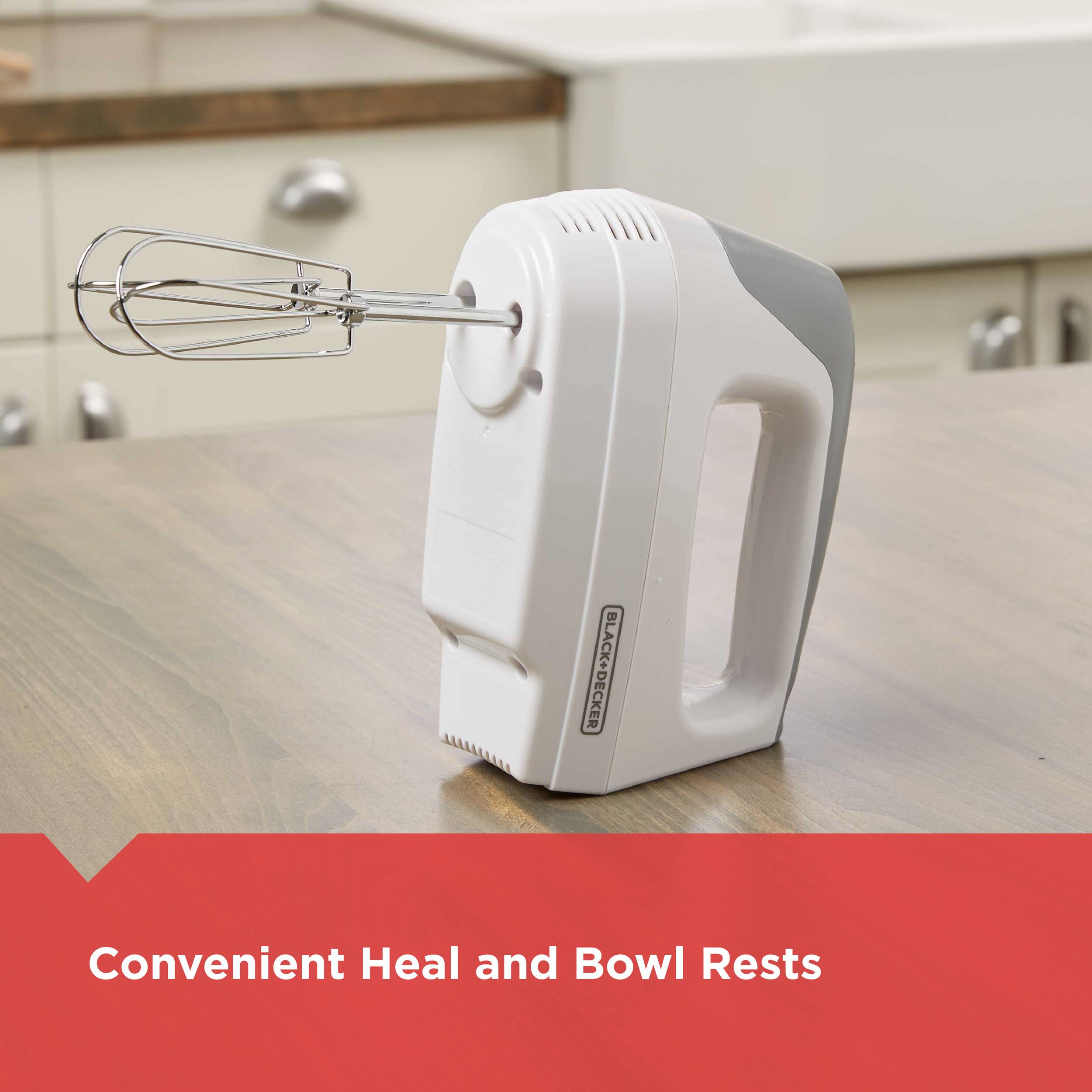 BLACK+DECKER Convenient Heal and Bowl Rests