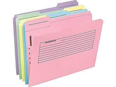 Alt View 1. Pendaflex - Pre-Printed Classification Folders, Letter Size, Assorted Colors, 30/Pack  - Assorted.