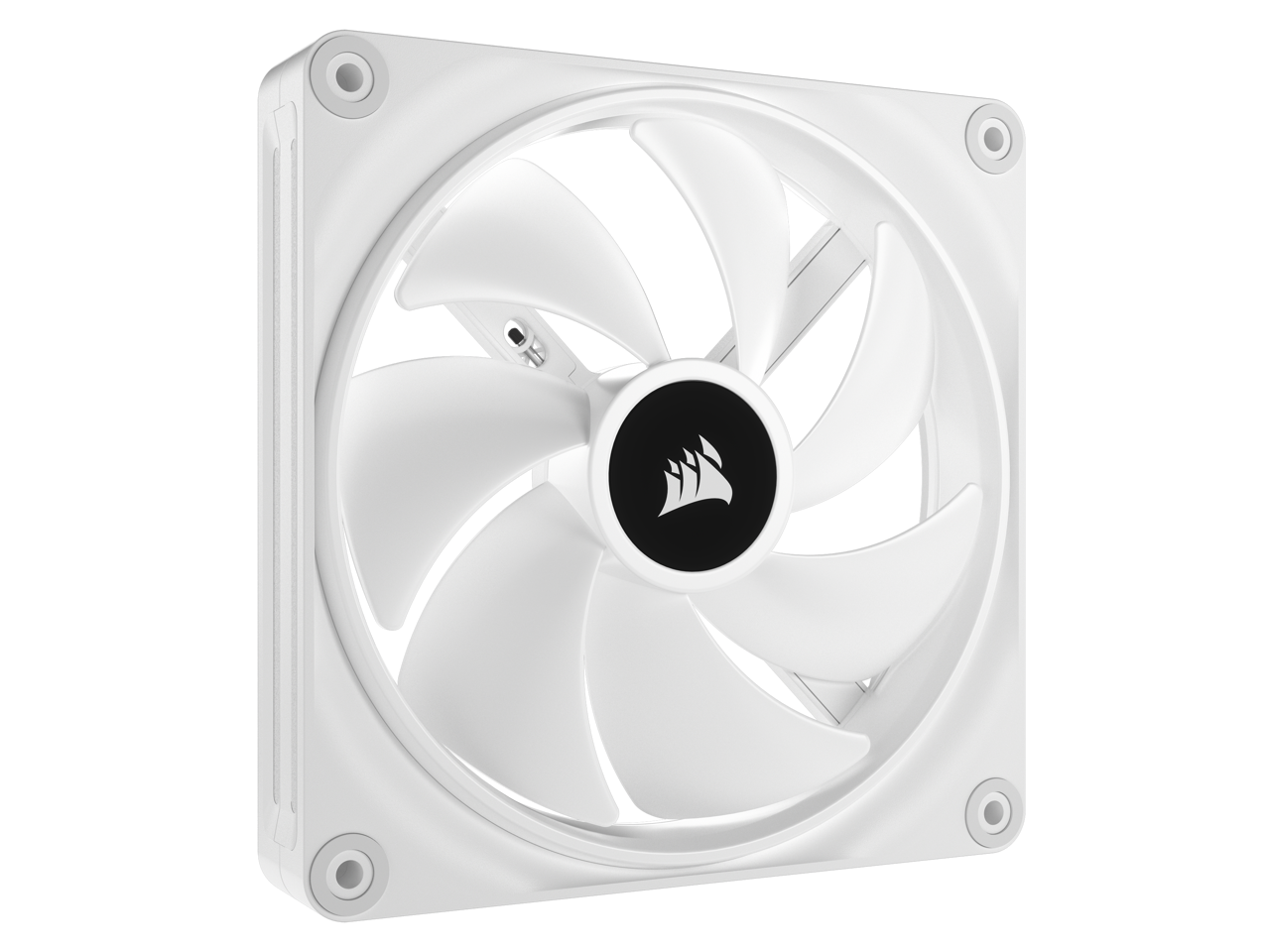 Alt View 1. CORSAIR - CORSAIR QX RGB Series, iCUE LINK QX140 RGB WHITE, 140mm Magnetic Dome RGB Fan,  Expansion Kit - White.