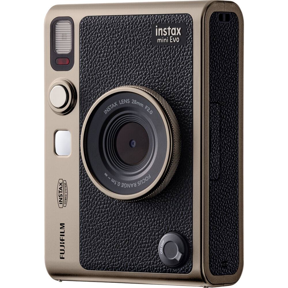 instax mini 11 ブラック/ゴールド Fujifilm INSTAX Mini EVO Instant Camera Bundle Titanium Gold