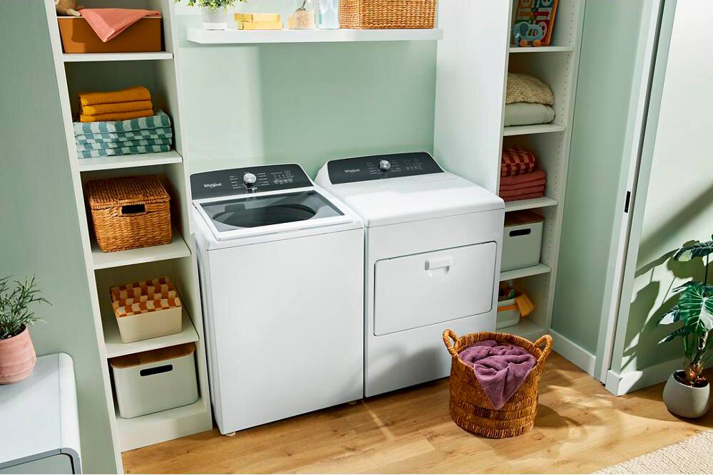 Alt View 7. Whirlpool - 4.6 Cu. Ft. Top Load Washer with Built-In Faucet - White.