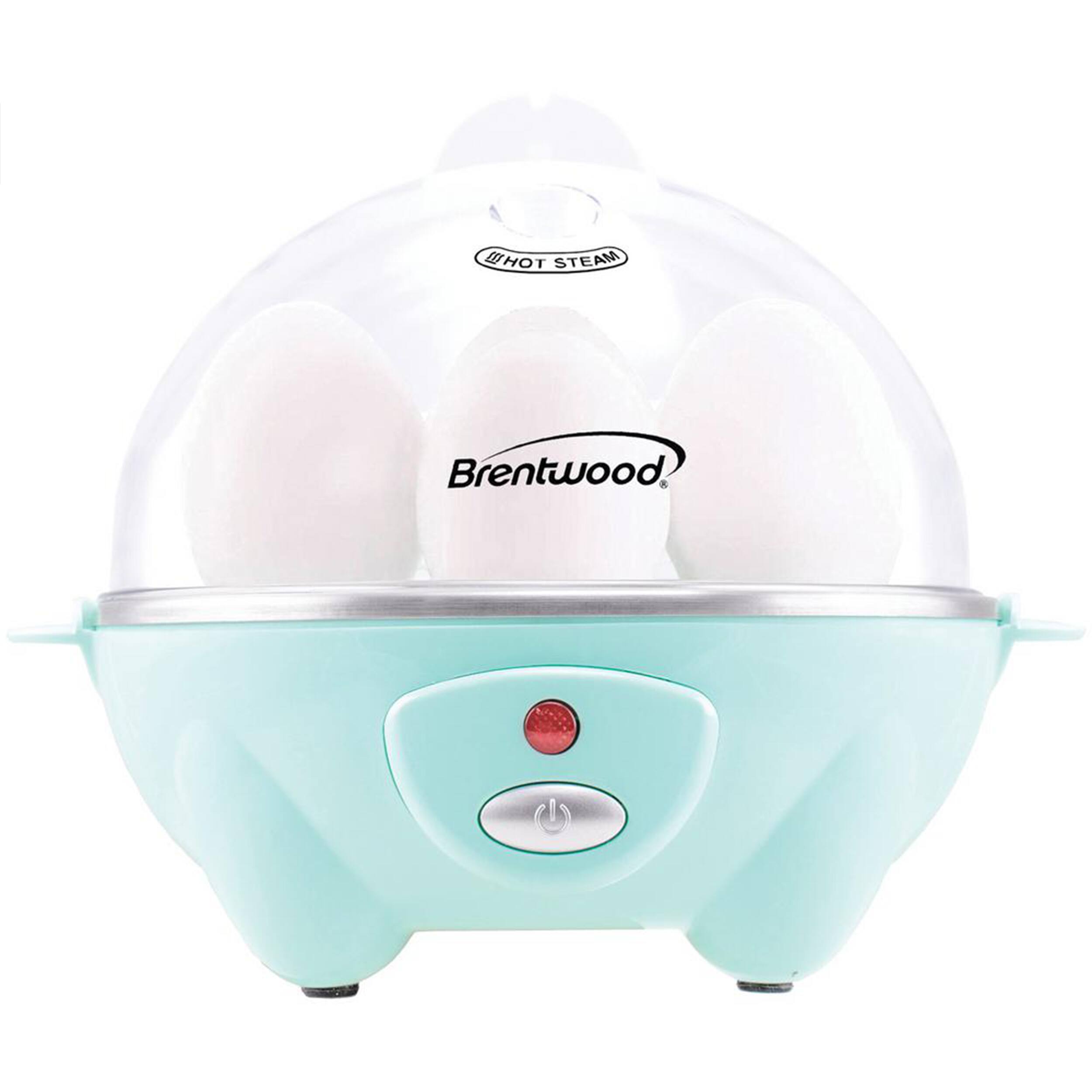 Brentwood - Electric 7 Egg Cooker with Auto Shut Off - Blue
