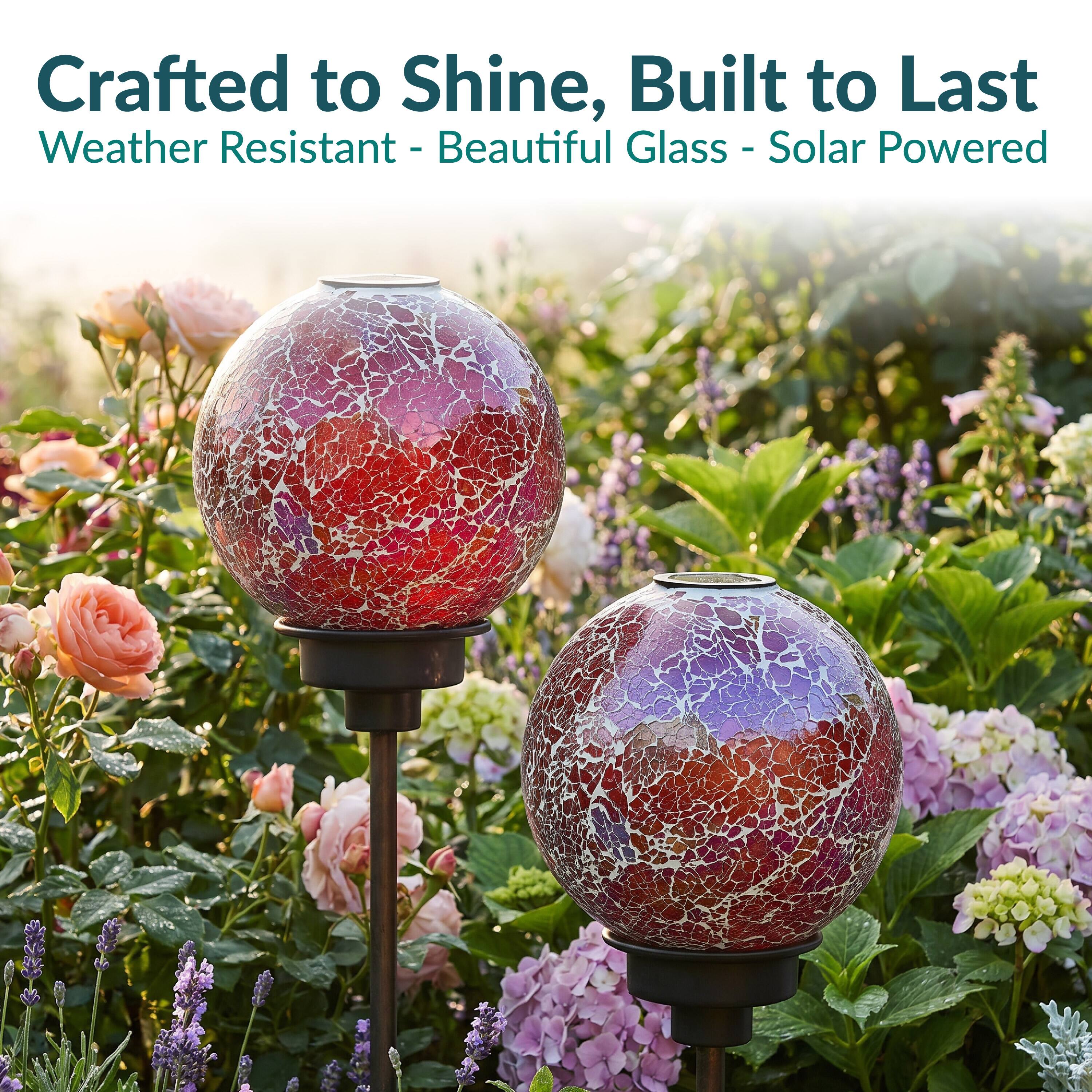 Crafted to Shine, Built to Last  
Weather Resistant - Beautiful Glass - Solar Powered