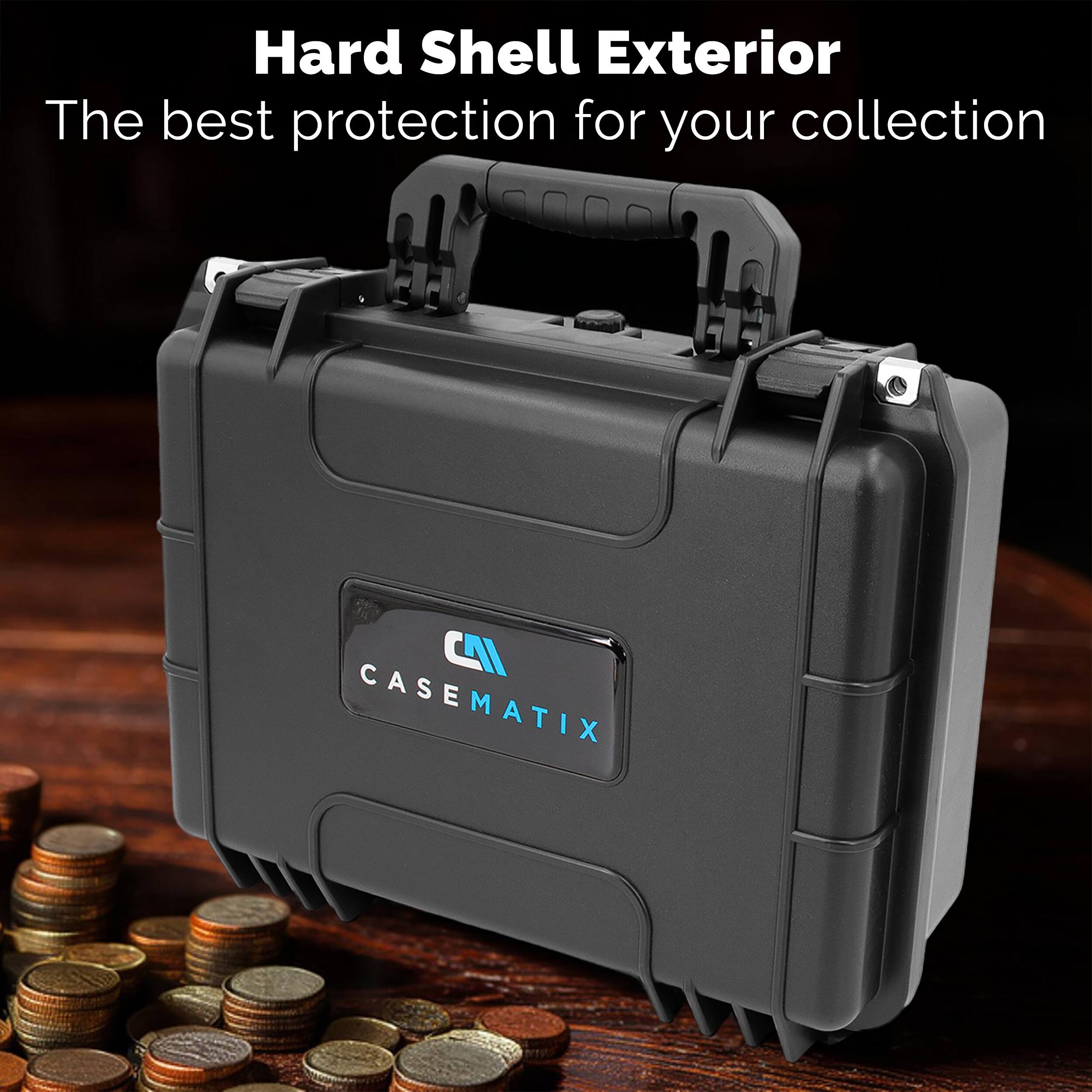 Hard Shell Exterior  
The best protection for your collection  
CASEMATIX