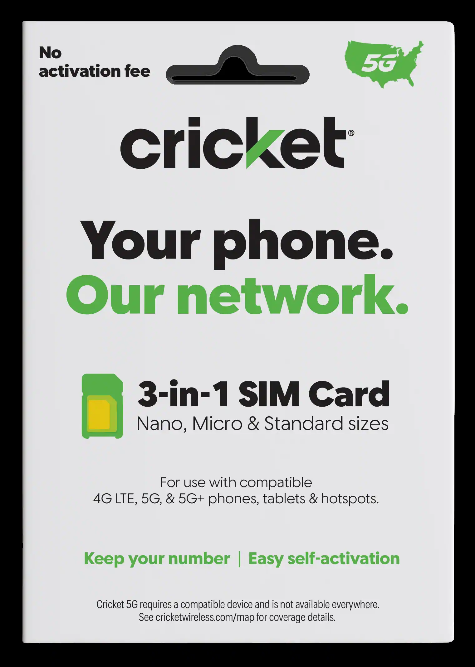 Cricket Wireless - Sim Card - Multi