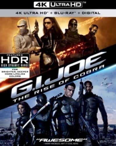 Front. G.I. Joe: The Rise of Cobra   - 4K Blu-Ray.