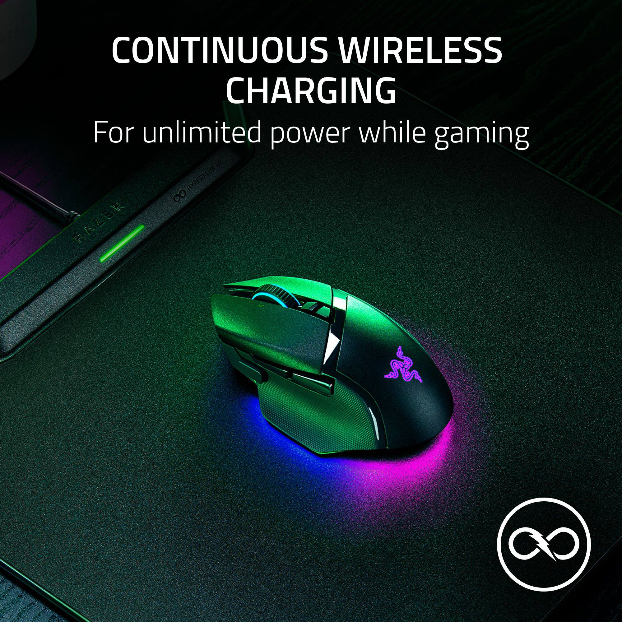 CONTINUOUS WIRELESS CHARGING  
For unlimited power while gaming
