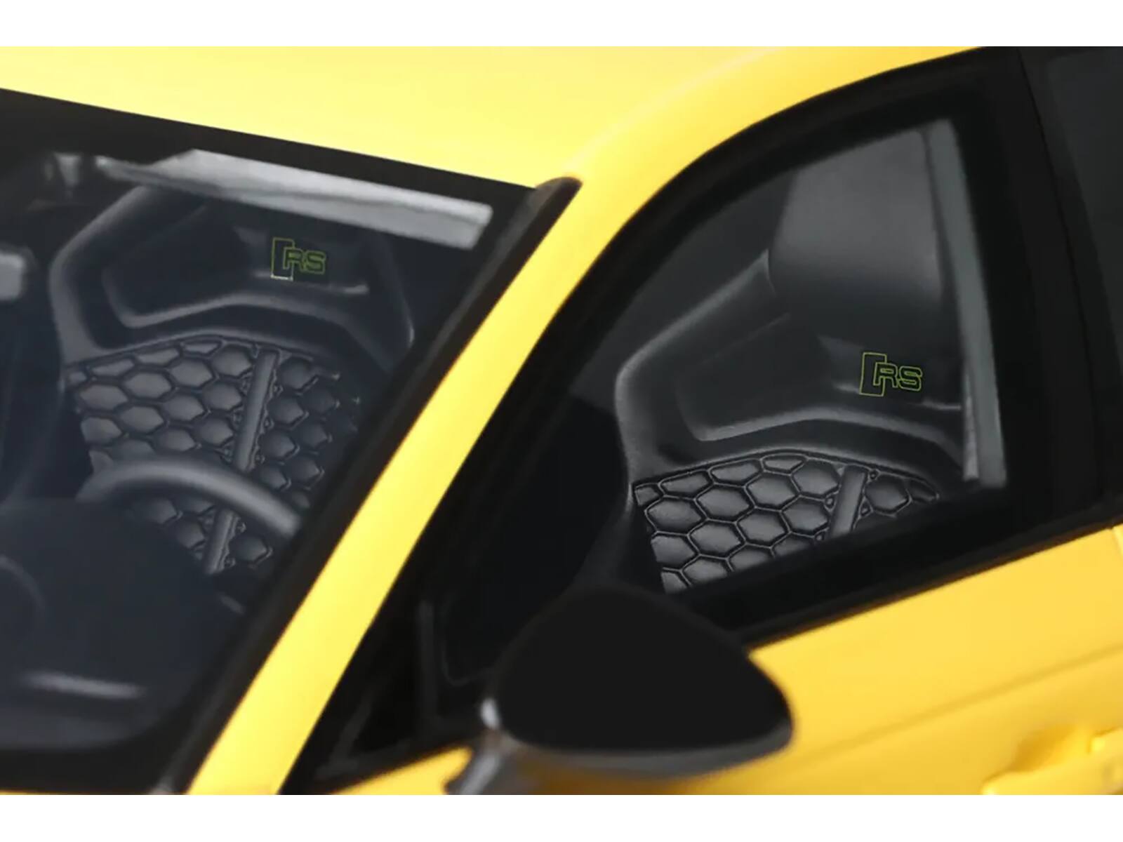 Left. GT Spirit - 2024 Audi RS 4 "25th Anniversary" Yellow 1/18 Model Car by GT Spirit - Yellow.