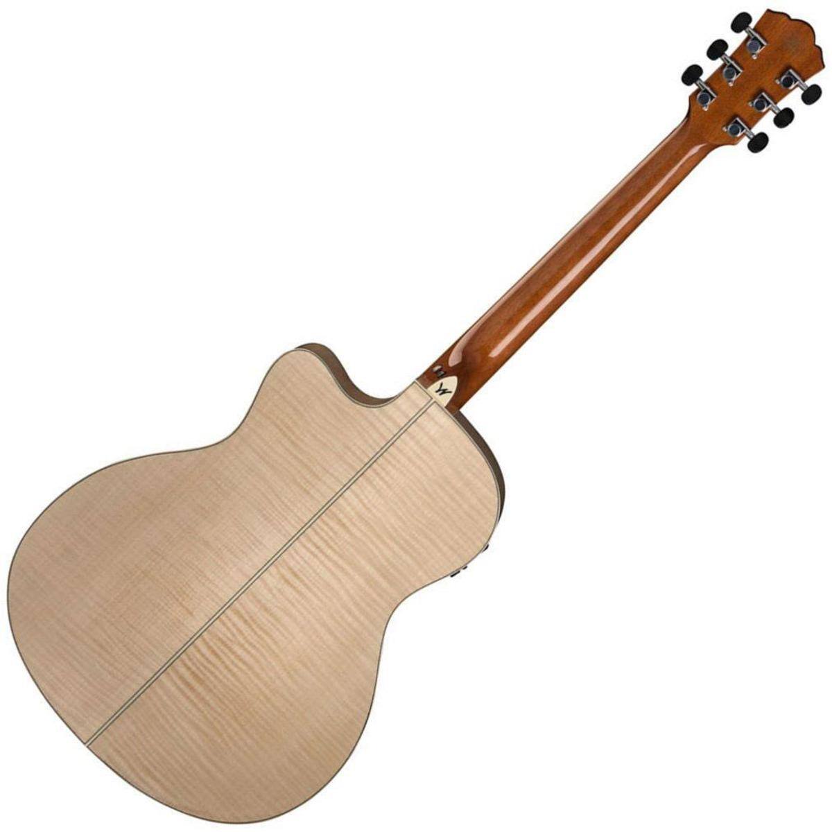 Alt View 1. Washburn - Washburn Apprentice 5 Series AG40CEK Grand Auditorium AE Guitar, Natural.
