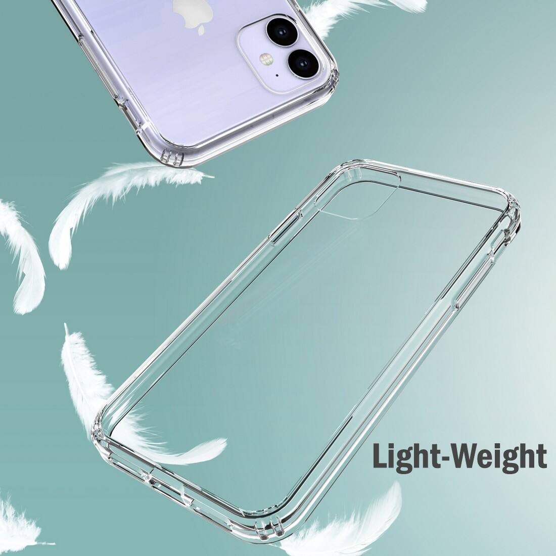 Alt View 5. Nakedcellphone - Clear Case for iPhone 11 - Clear.