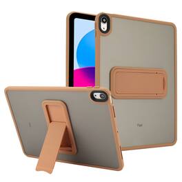 Dteck - Matte Case for Apple iPad (A16) 11" 2025 11th Gen / 10th Gen 2022 with Foldable Stand,Shockproof Transparent Back Cover - Desertgold