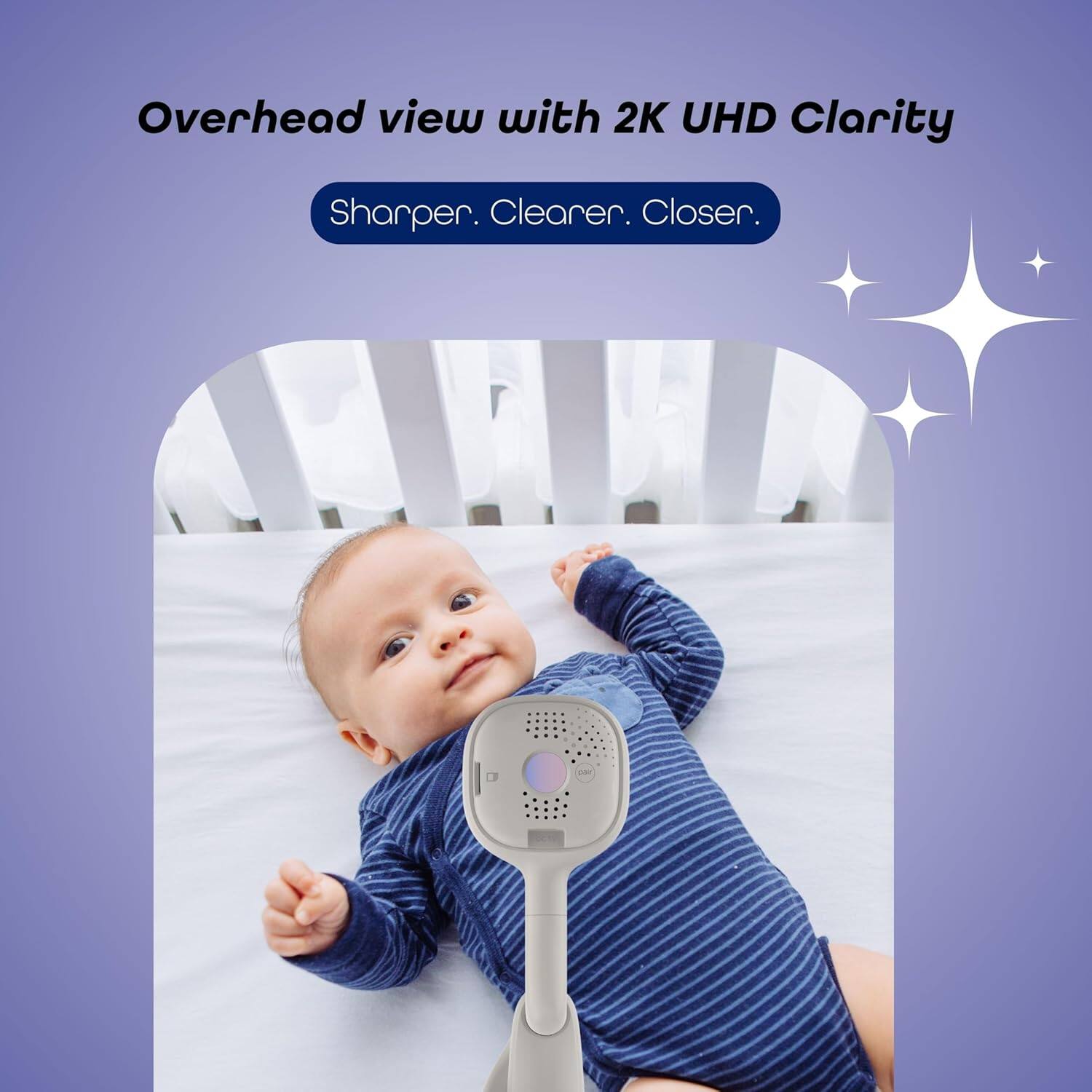 Overhead view with 2K UHD Clarity  
Sharper. Clearer. Closer.