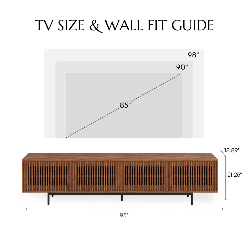 TV SIZE & WALL FIT GUIDE

98" 90" 85" 18.89" 21.25" 95"