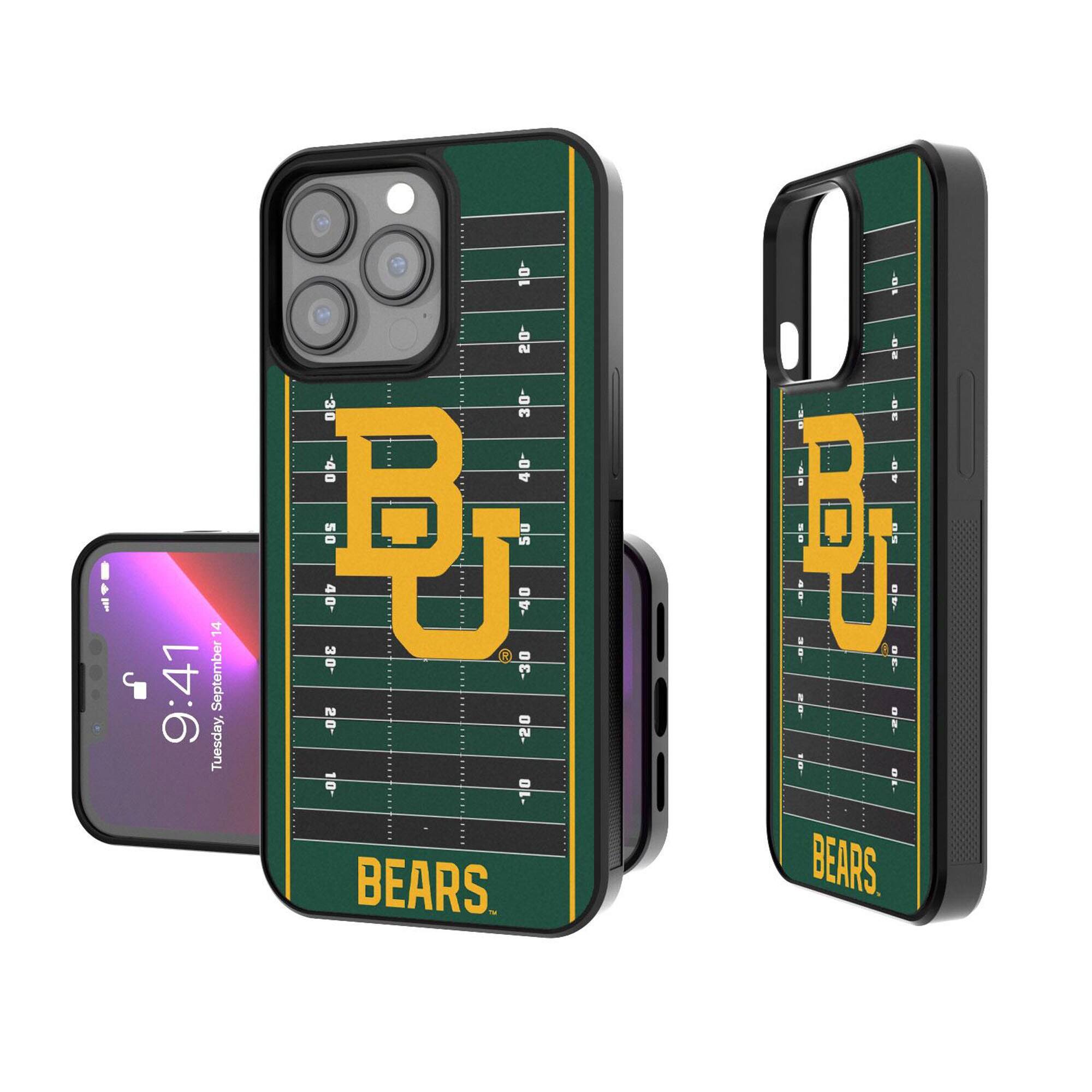 Keyscaper - NCAA - Baylor Bears Field iPhone Bump Case - 14 Pro Max - Black price history on PriceWatchPro
