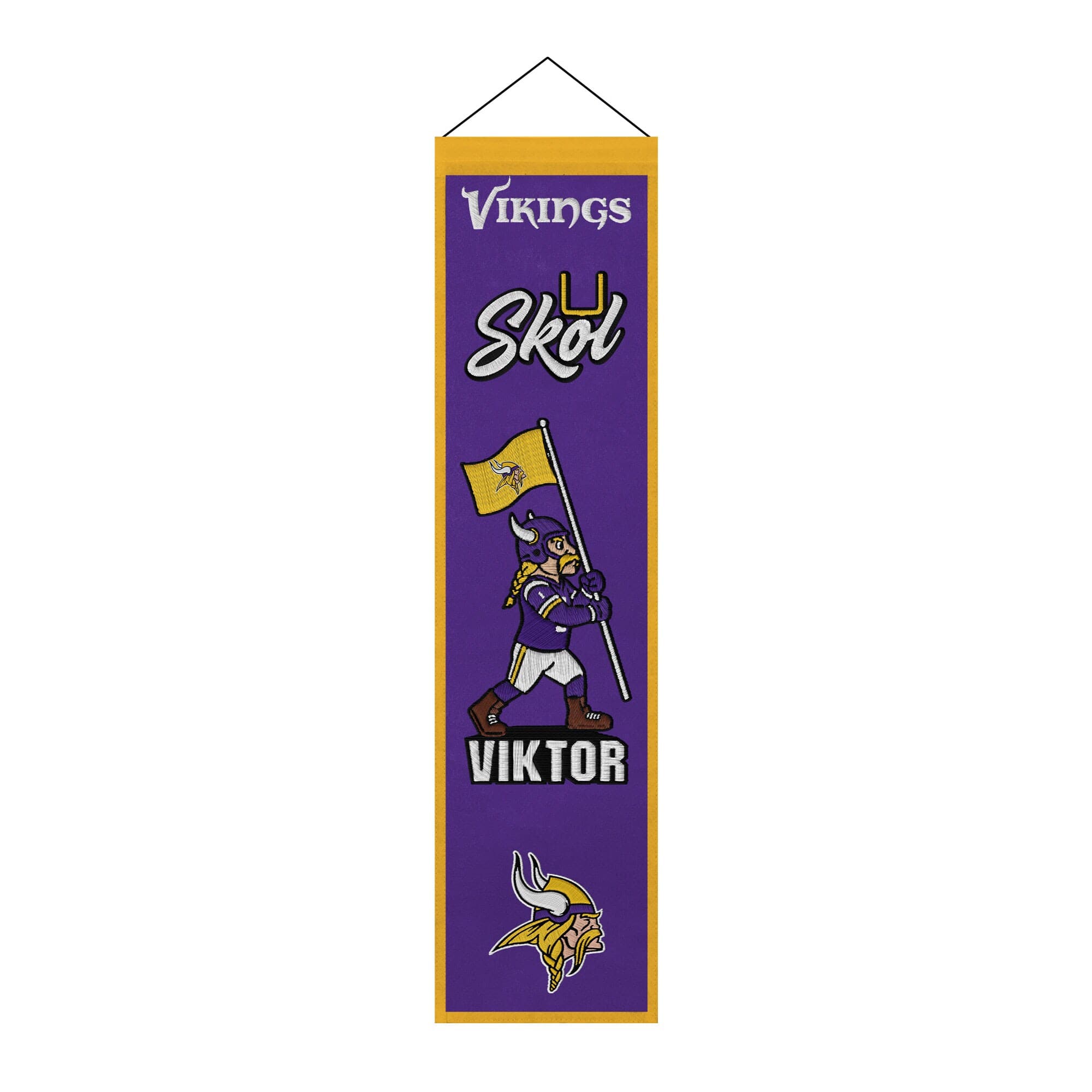 "Sporticulture - Minnesota Vikings 8"" x 32"" Icons Banner - Multicolor" price history on PriceWatchPro