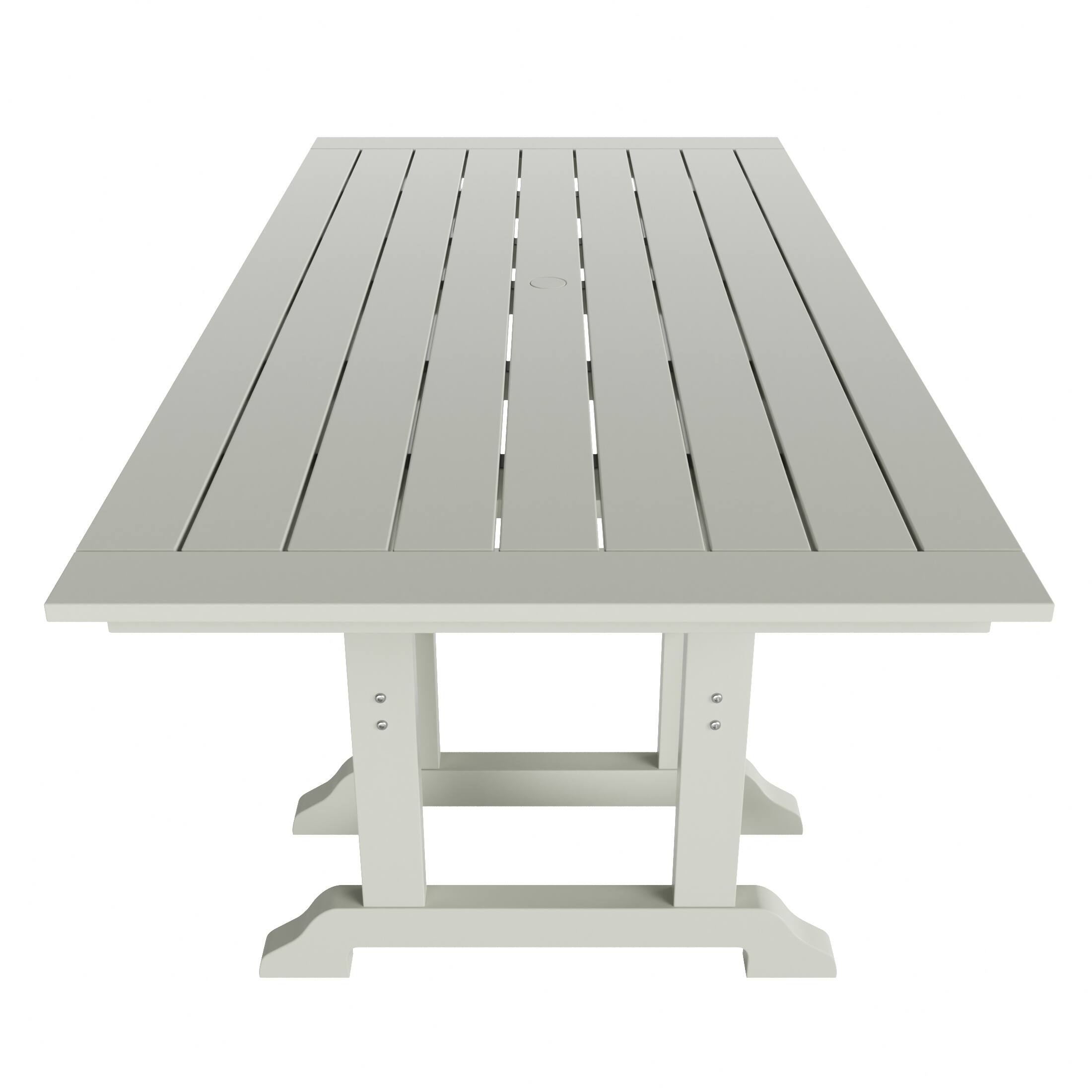 Alt View 1. WestinTrends - WestinTrends Malibu 71" Outdoor Patio Dining Table - Sand.