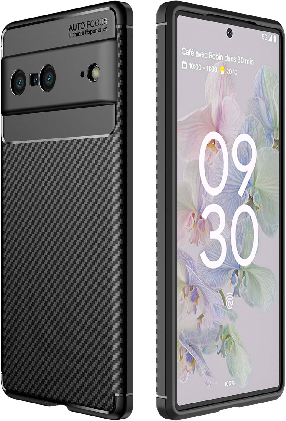 Alt View 11. SaharaCase - Anti-Slip Series Case for Google Pixel 7 - Black.