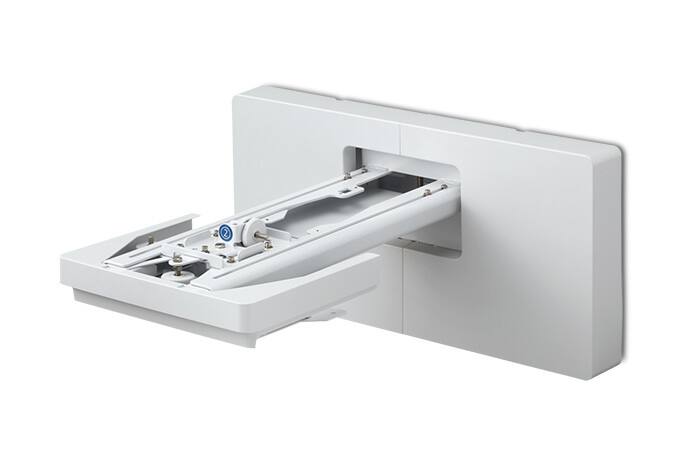 Front. Epson - Ultra Short Throw Wall Mount ELMB62 - White.