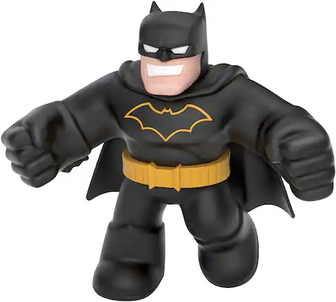 Front. DC Universe - DC Marvel Heroes of Goo Jit Zu Squishy Figure | Batman - Black.