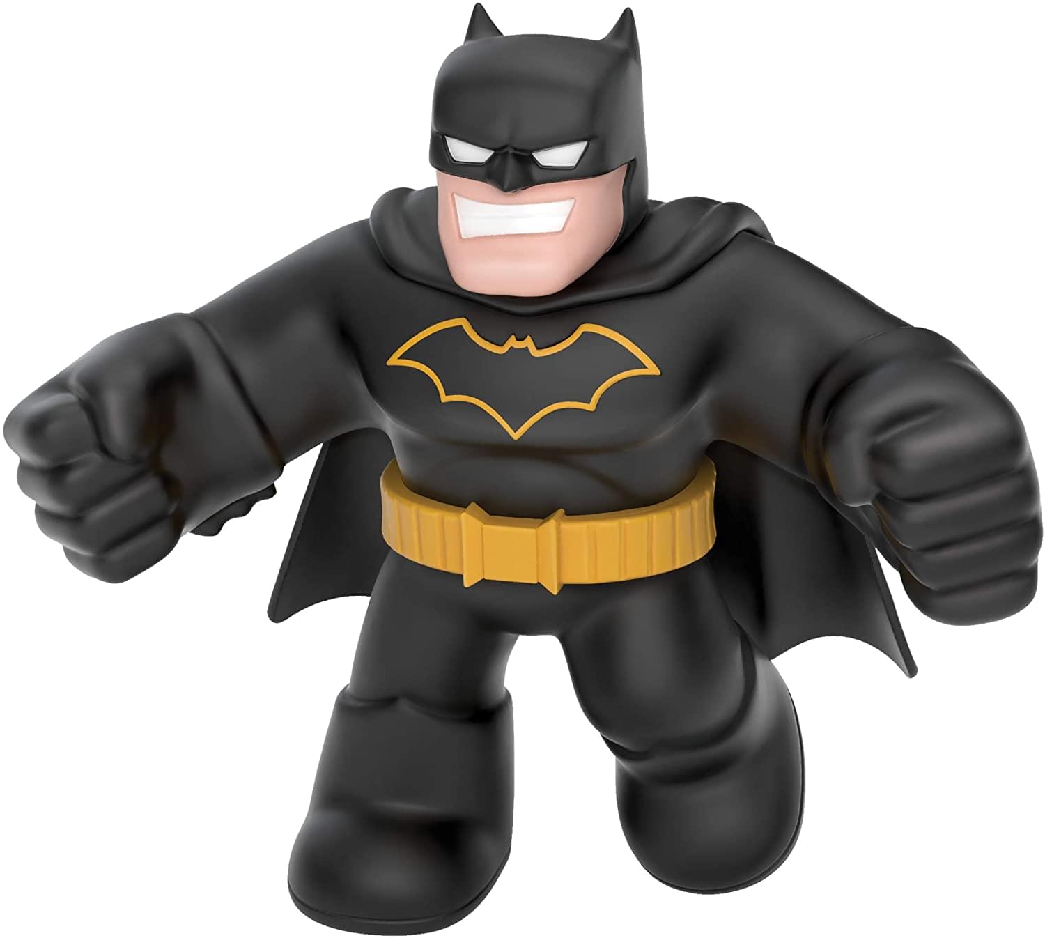 Front. DC Universe - DC Marvel Heroes of Goo Jit Zu Squishy Figure | Batman - Black.