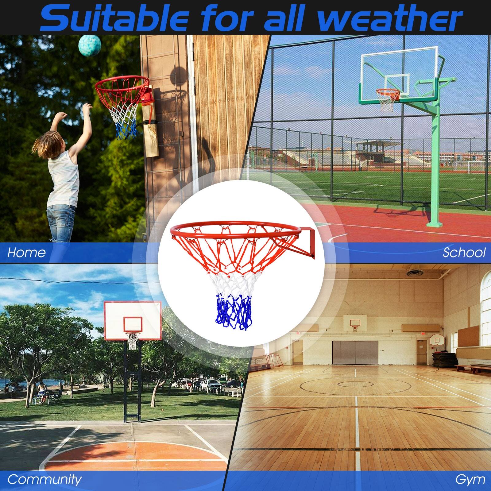 Suitable for all weather

Home  
School  
Community  
Gym