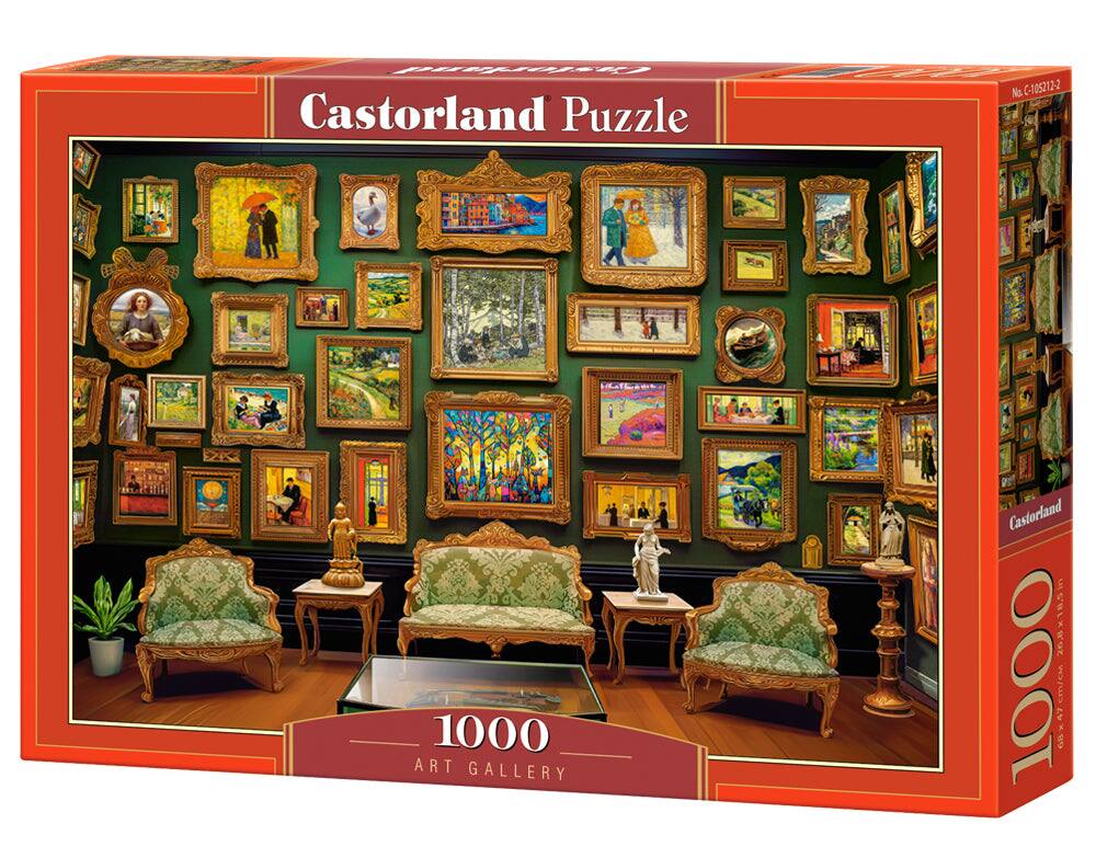 1000 Piece Jigsaw Puzzles, Art Gallery, Paintings, Adult Puzzle, Castorland C-105212-2 - Red