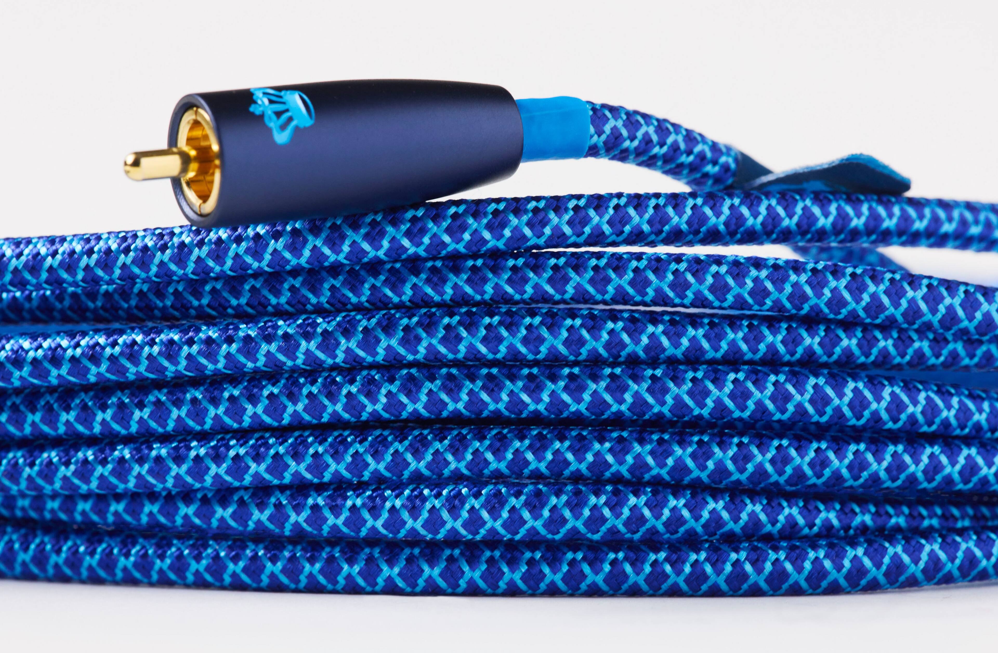 Alt View 1. REL - Commodore .1/LFE Cable, 12M - Blue.