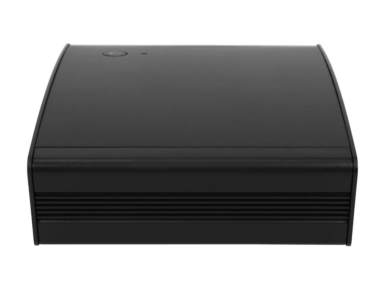 Alt View 4. SilverStone - SilverStone PT15B-H1D2 Black Aluminum / Plastic Computer Case with 1x HDMI and 2x Display Ports - Black.