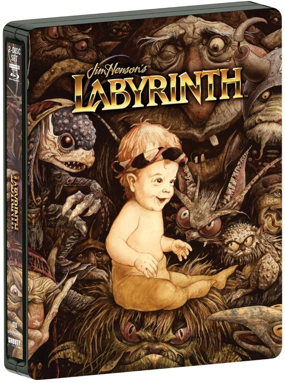 Alt View 1. Labyrinth (Steelbook)   - 4K Blu-Ray.
