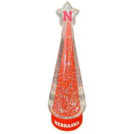 Santa's Workshop - Nebraska Huskers 12" Tree Globe - Red