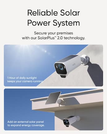 eufy eufyCam S3 Pro 2‑Cam Kit + Video Doorbell E340, 4K Solar eufy eufyCam S3 Pro 2‑Cam Kit + Video Doorbell E340, 4K Solar