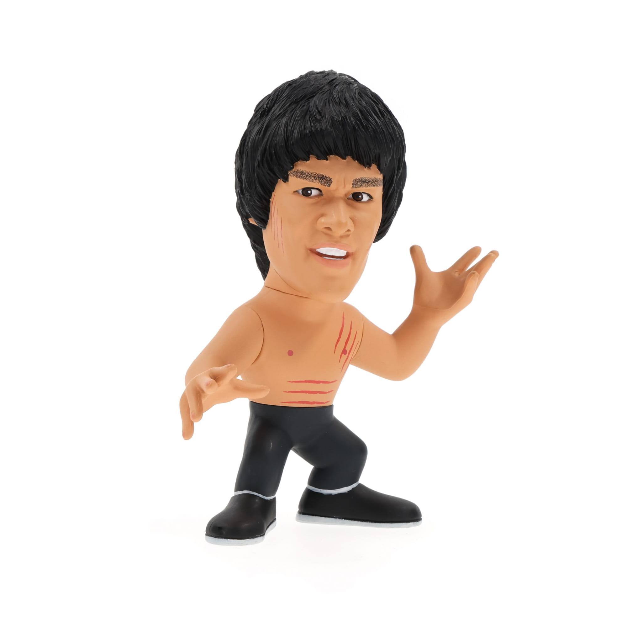 Alt View 1. Round 5 - Bruce Lee Enter The Dragon 5" Vinyl Figure Shirtless - White.