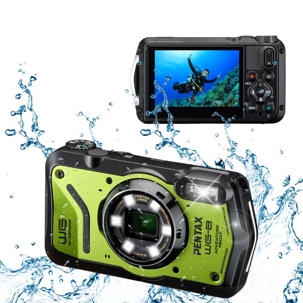 Pentax WG 8 GREEN Black 01502 - Best Buy