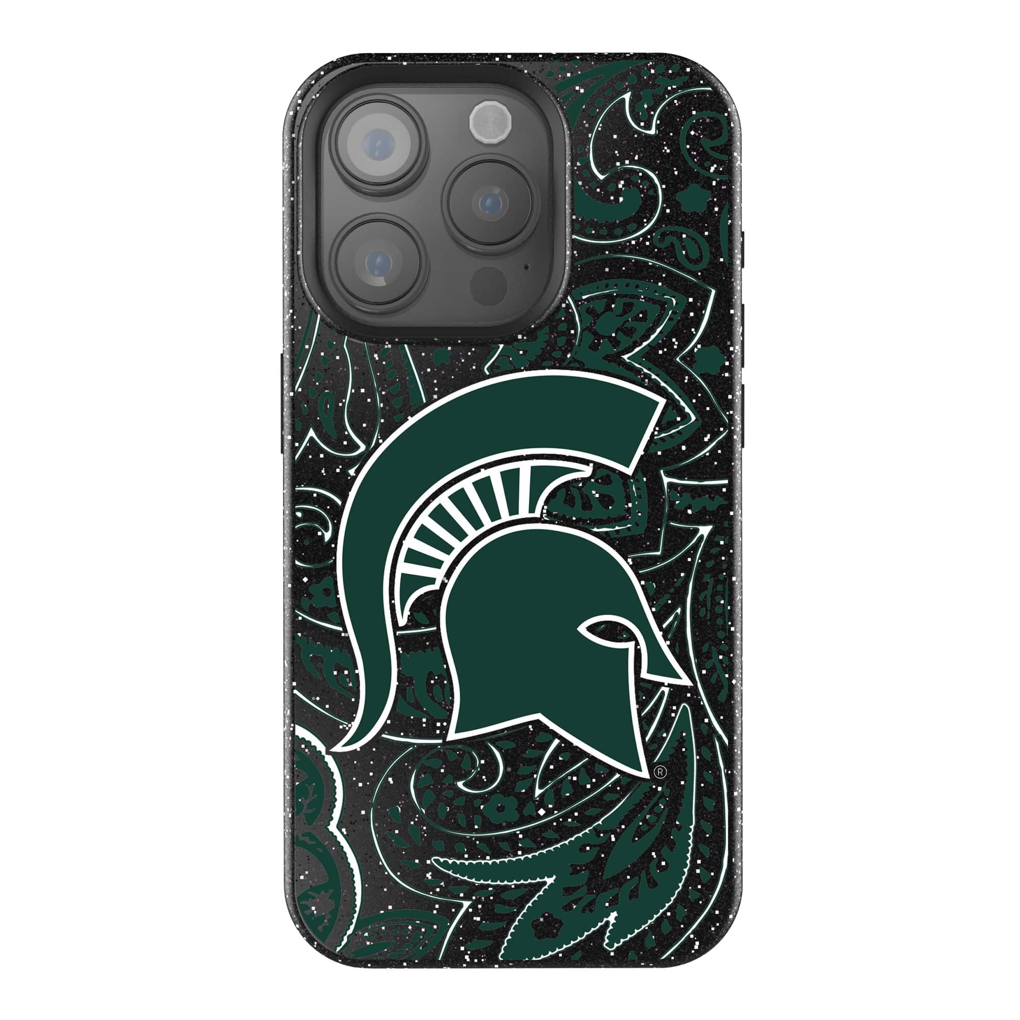 Keyscaper NCAA Michigan State Spartans Paisley Bling iPhone Case 15 Plus Gold 202134264 - Best Buy