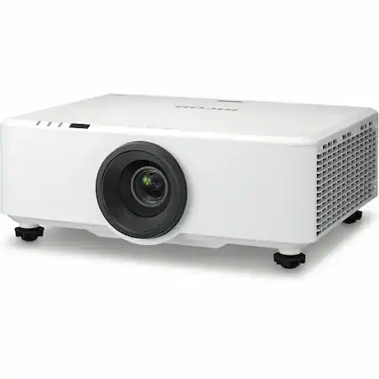 Front. Ricoh - Ricoh PJ WUL6670 3D DLP Projector - 16:10 - Ceiling Mountable, Floor Mountable - Front, Ceiling - 2160p - 20000 Hour - White.