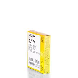 Ricoh - 405764 (GC41Y) Ink Cartridge , Yellow , Yield 2,200 Pages in Retail Packing
