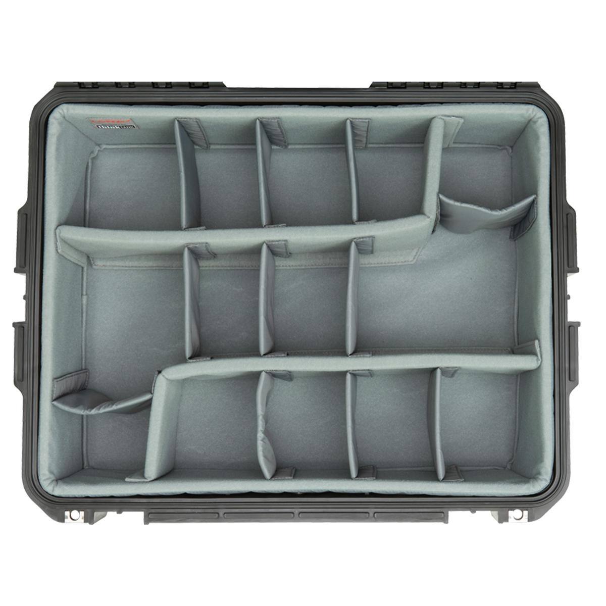 Alt View 1. SKB - SKB iSeries 2217-8 Case w/13x Dividers, Lid Foam, 2x Foam Dividers, Black.