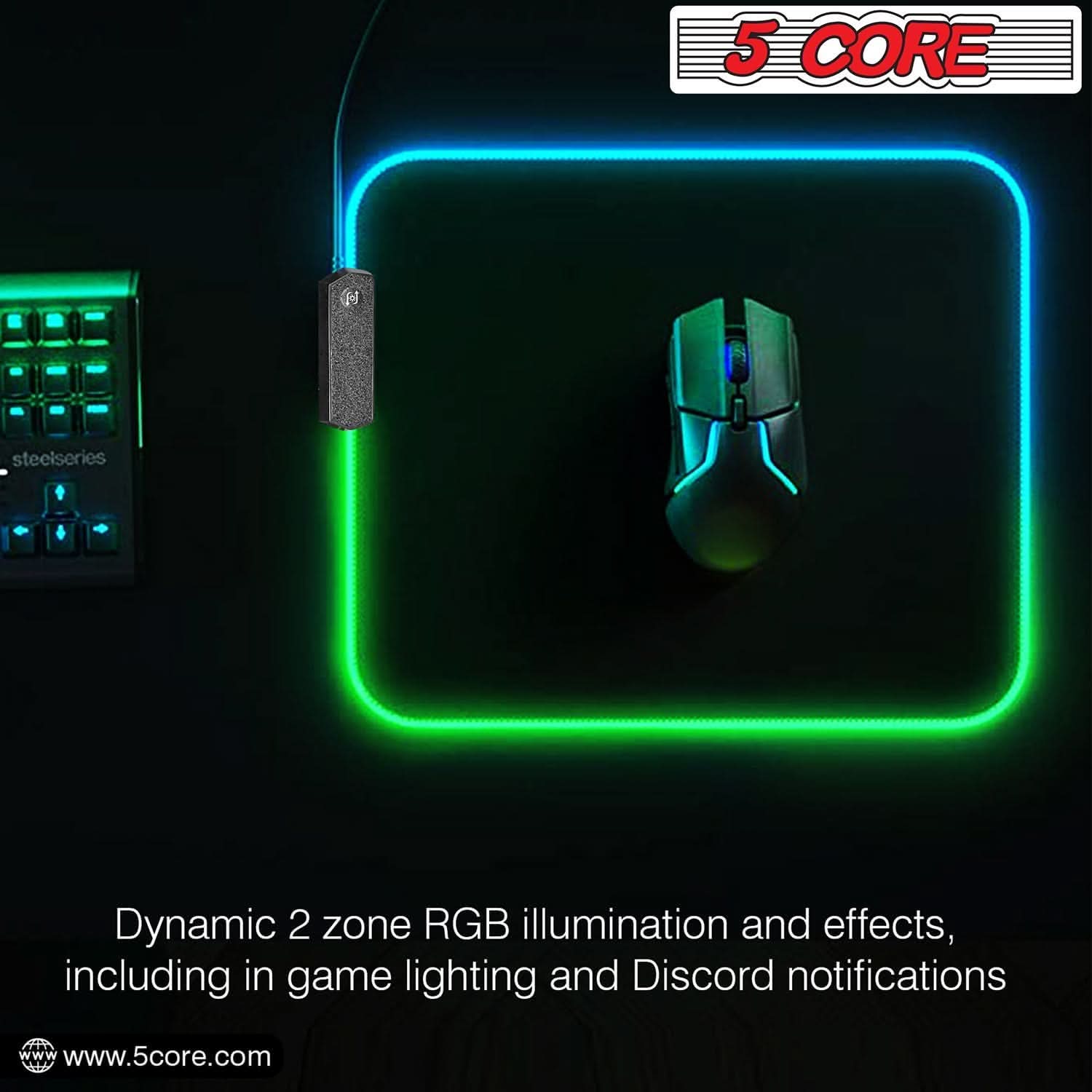 5 CORE

Dynamic 2 zone RGB illumination and effects, including in game lighting and Discord notifications

www.5core.com