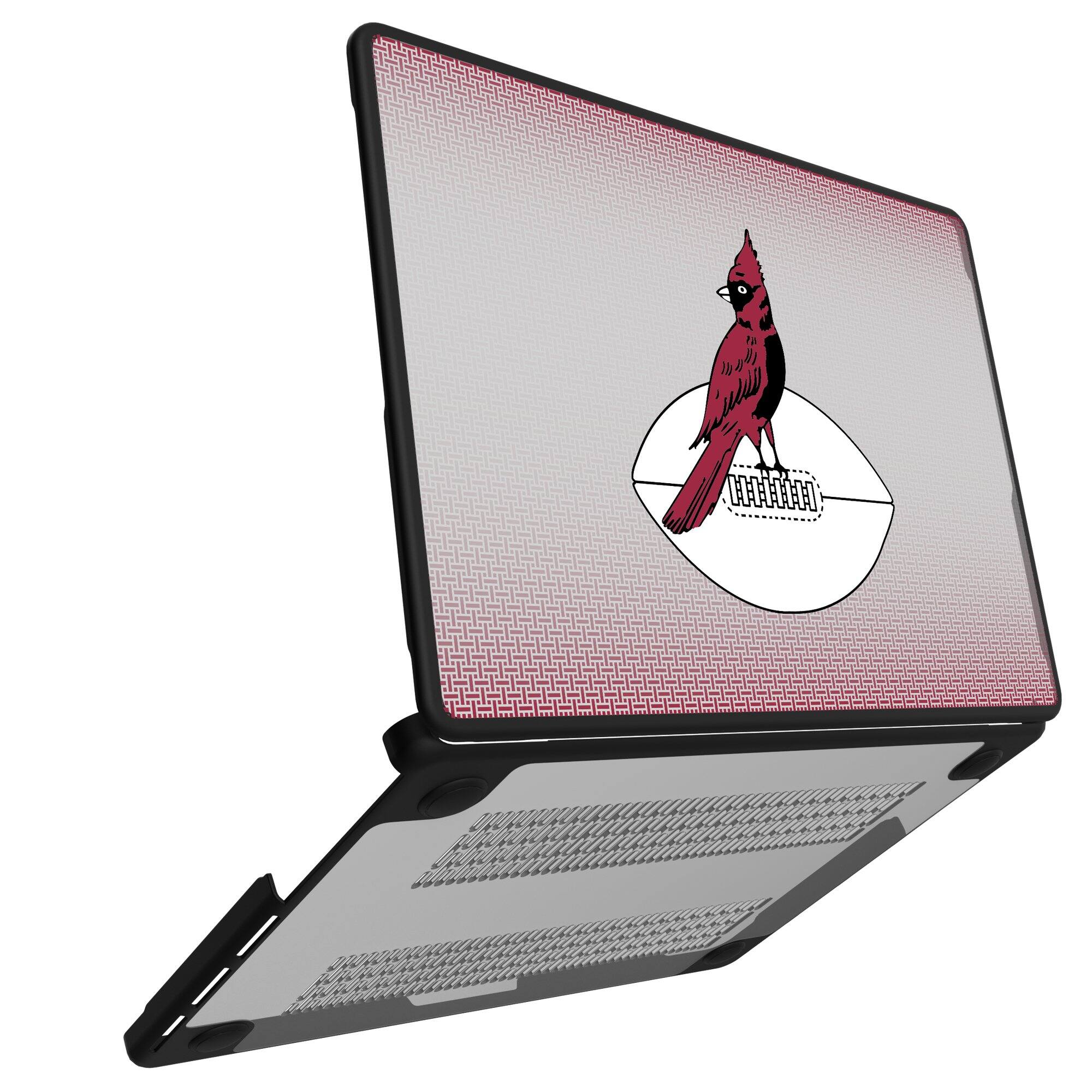 Alt View 1. Keyscaper - Chicago Cardinals Linen MacBook Case - Pro 16 in - Multicolor.