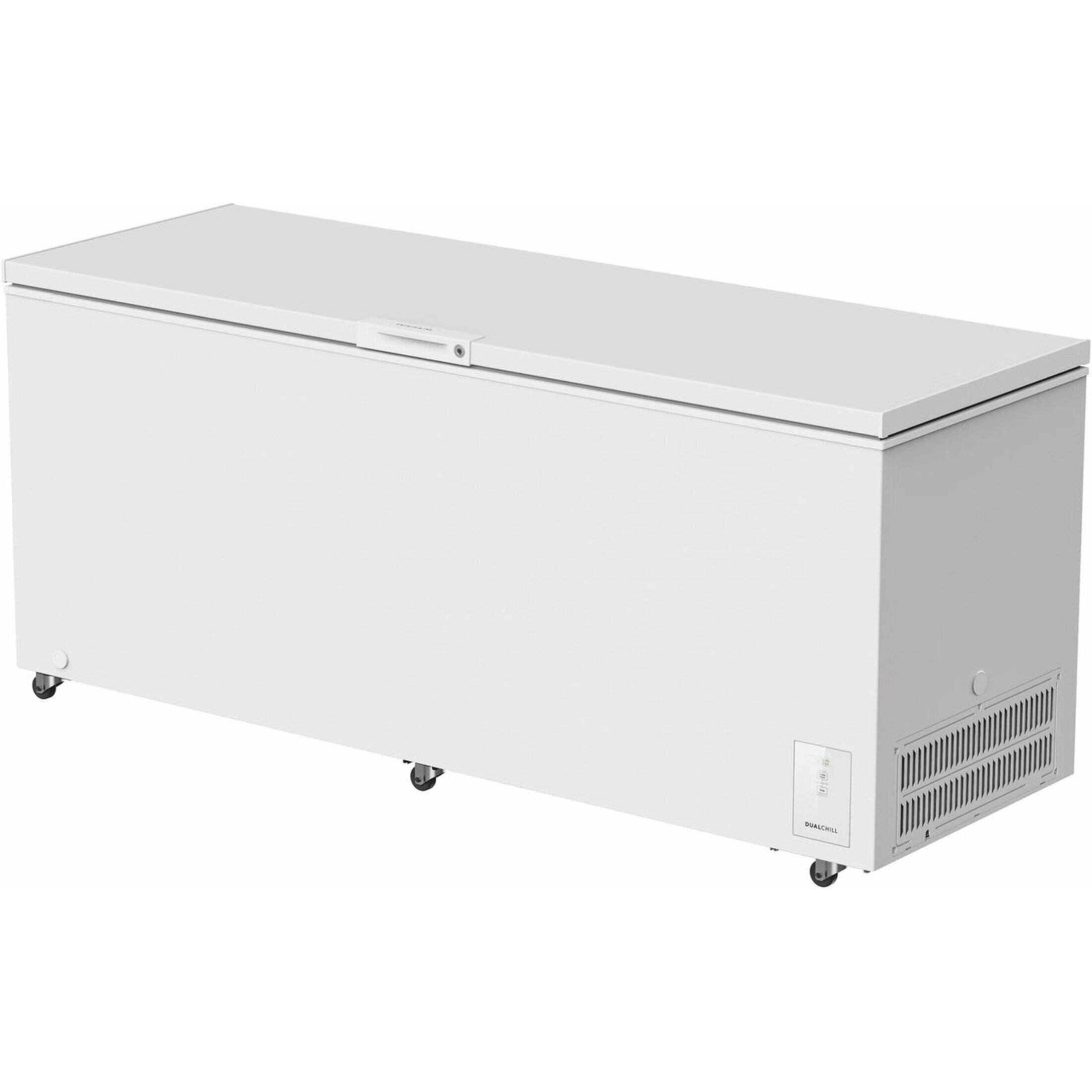 Left. Frigidaire - 25 cu. ft. Convertible Garage Ready Chest Freezer - White.