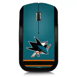 Keyscaper - San Jose Sharks Stripe Wireless Mouse - Wireless - Multicolor