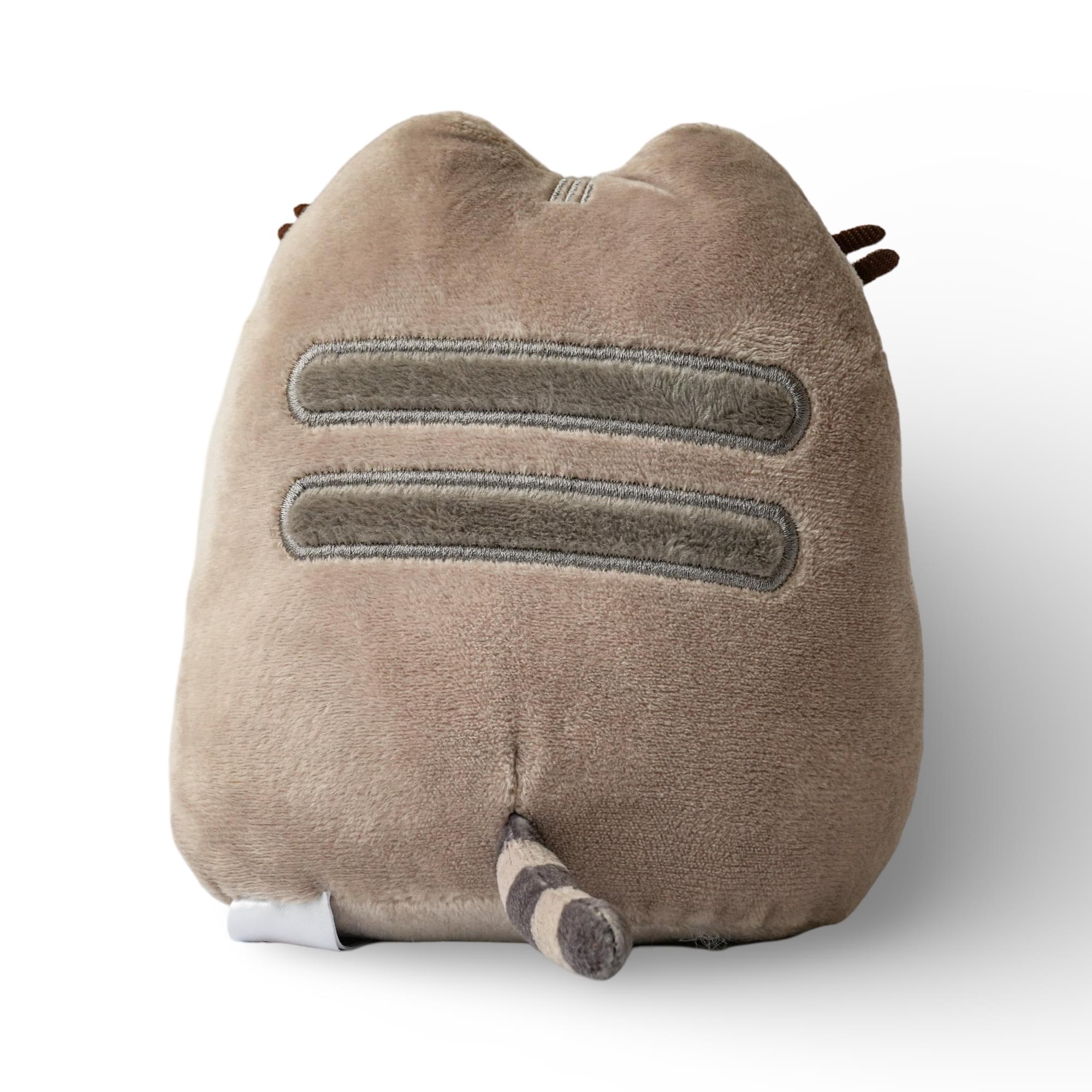 Alt View 1. Fiesta - Pusheen 6.5 Inch Plush | Pusheen with Ice Cream - Gray.