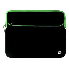 Kitcheniva - Laptop Neoprene Sleeve Case Carry Bag For 15" Laptop - Black/Green